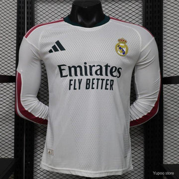 Real Madrid Home Player Long Sleeve Jersey 26/27