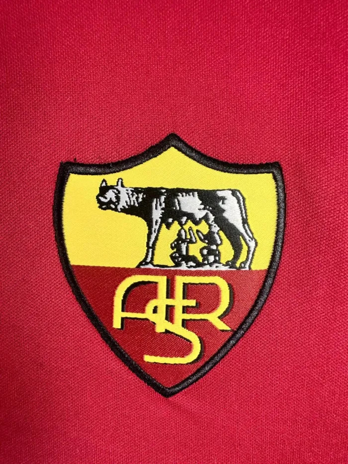 AS Roma Home Long Sleeve Retro Jersey 1998/99