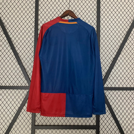 Barcelona Home Long Sleeve Retro Jersey 2008/09
