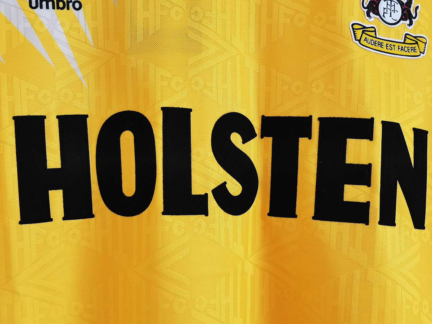 Tottenham yellow Retro Jersey 1992/94