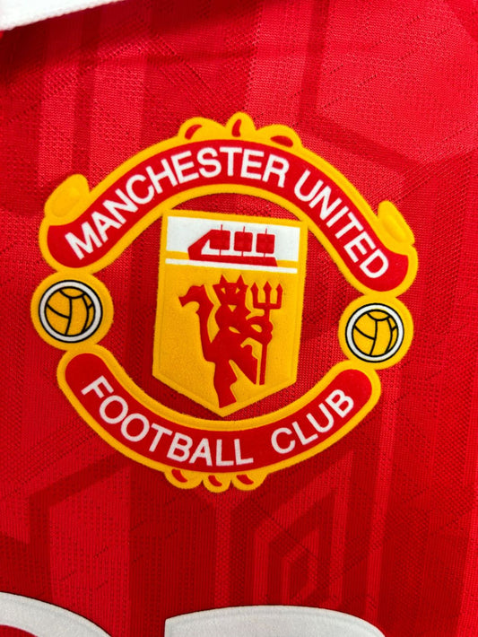 Manchester United Home Long Sleeve Retro Jersey 1992/94