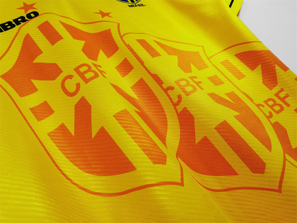 Brazil Home Retro Jersey 1993/94