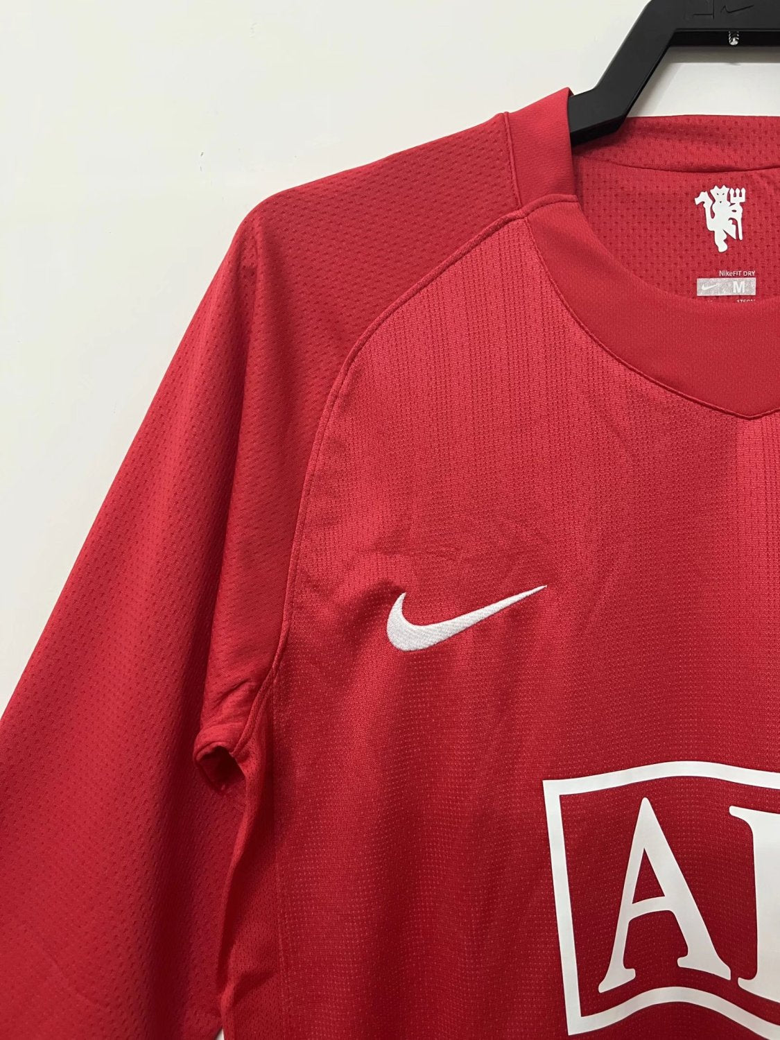 Manchester United Home Long Sleeve Retro Jersey 07/08