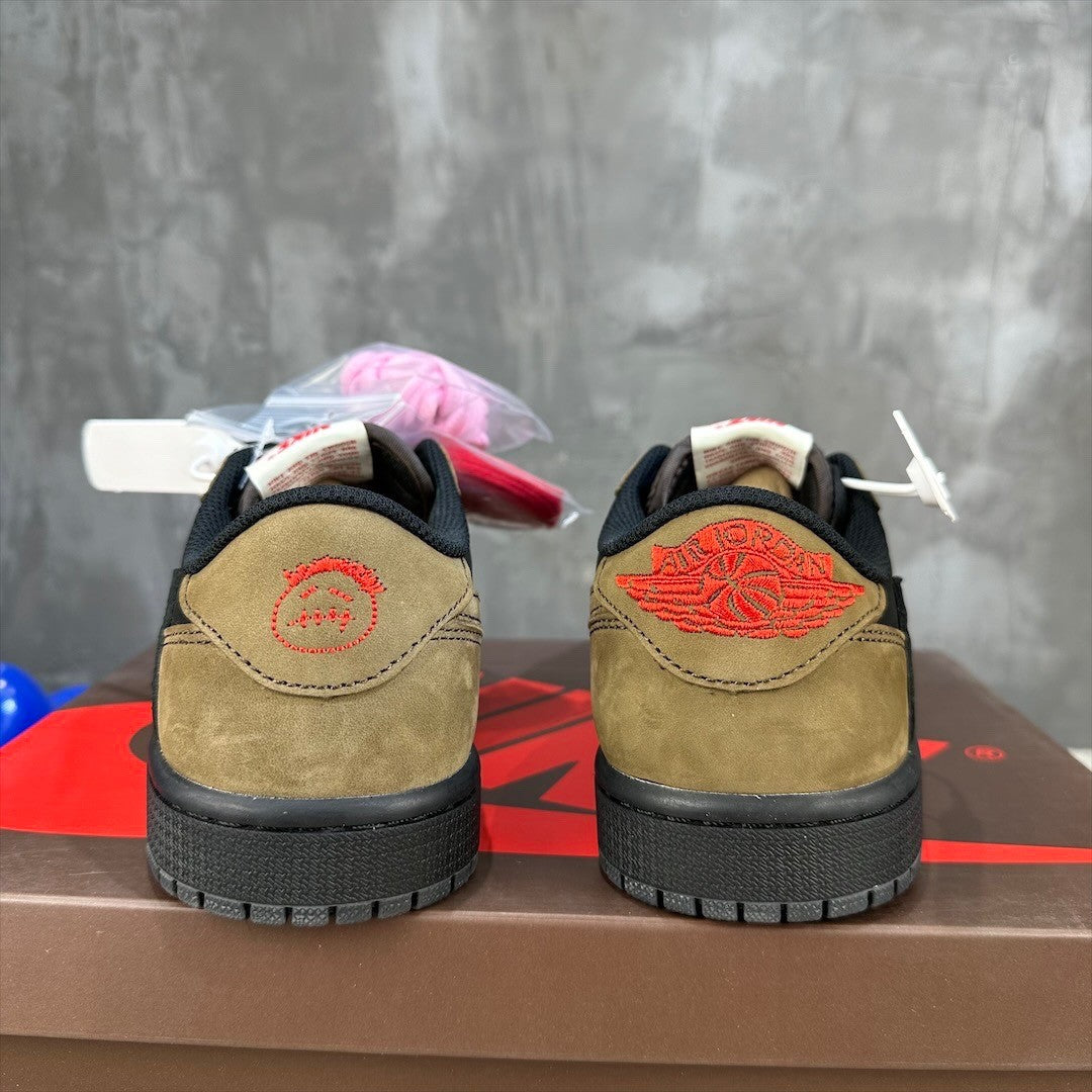 Travis Scott x Air Jordan 1 Low Black Brown
