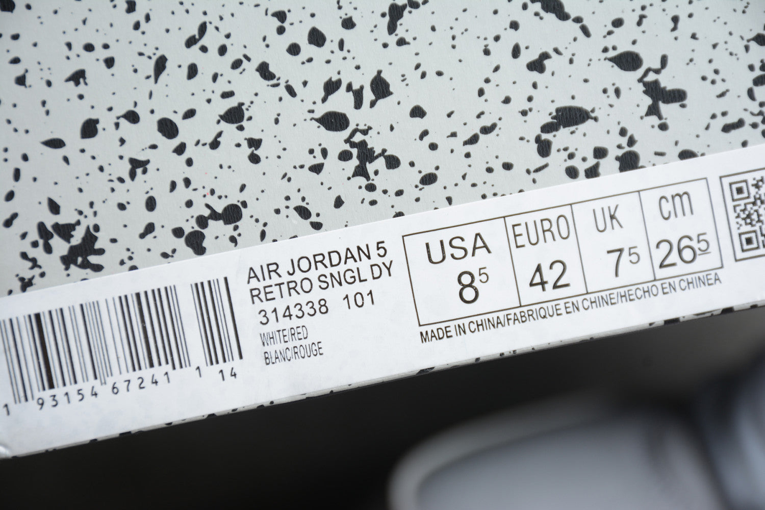 Air Jordan 5 Retro Low “Fire Red” 314338-101