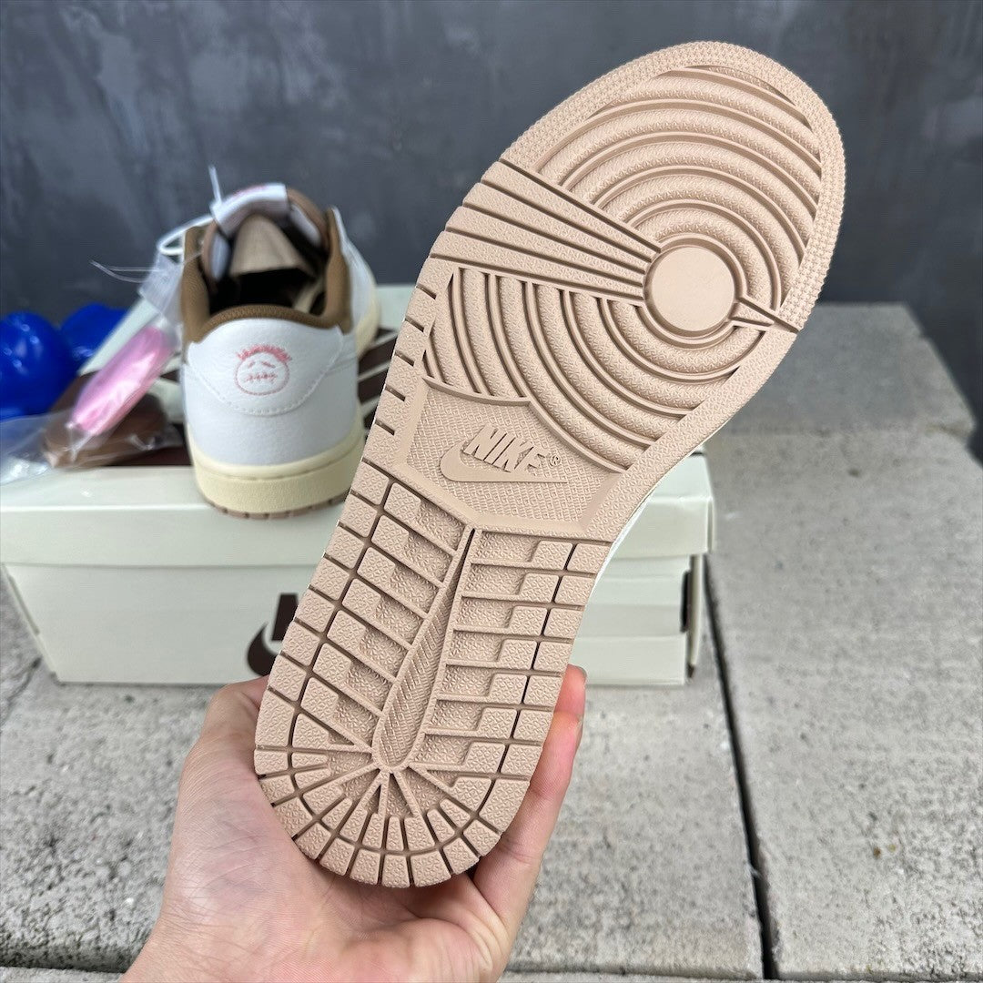 Travis Scott x Air Jordan 1 Low Sail and Ridgerock