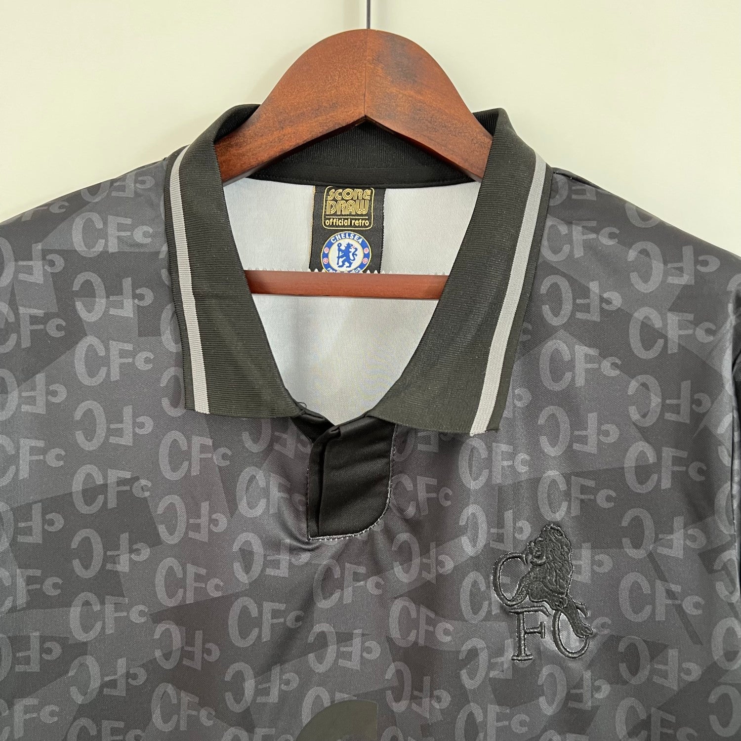 Chelsea x Score Draw Retro Black Out Jersey
