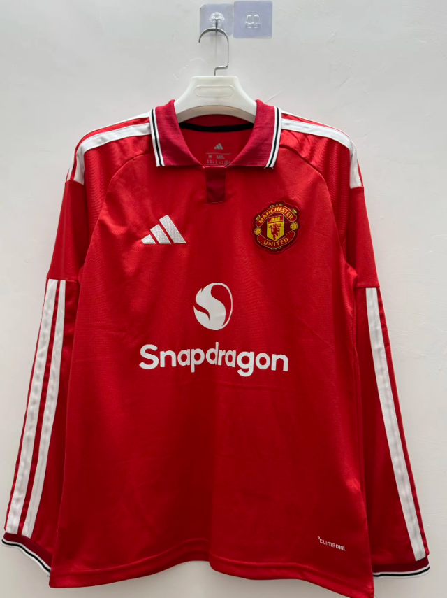 Manchester United Man Home Long Sleeve Jersey 26/27