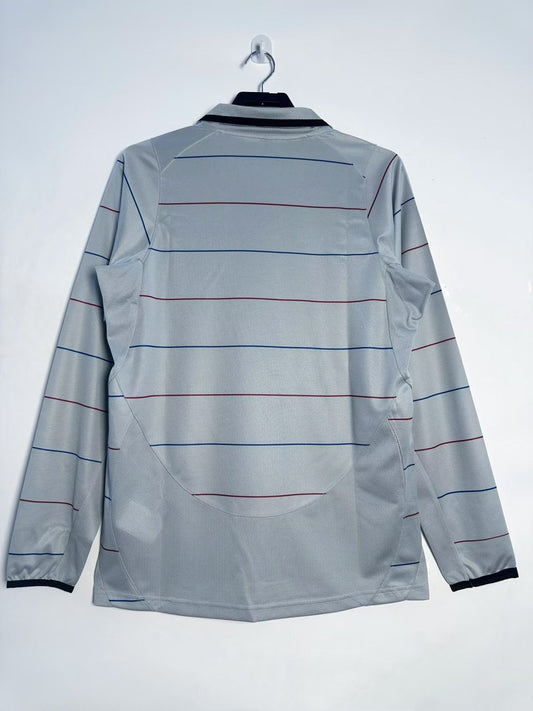 Barcelona Away Long Sleeve Retro Jersey 2003/04