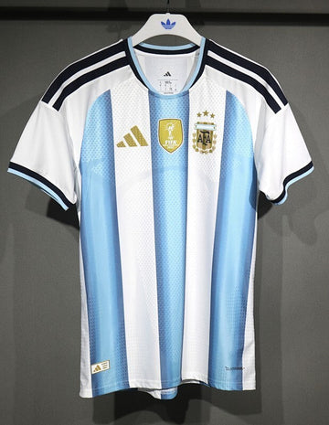 Argentina Home Player Version Jersey 26/27