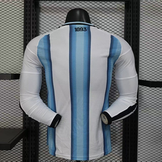 Argentina home long sleeved Player Edition jersey 26/27