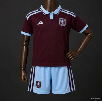 Aston Villa Man Home Kids Suit 26/27