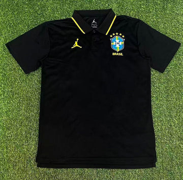 Brazil Black Polo Shirt Man 26/27