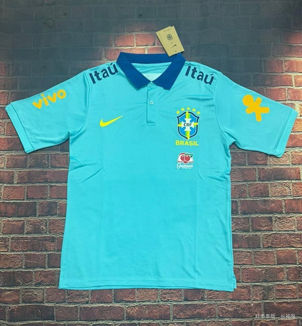 Brazil Polo T-shirt Blue Man 26/27