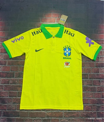Brazil Polo T-shirt Yellow Man 26/27