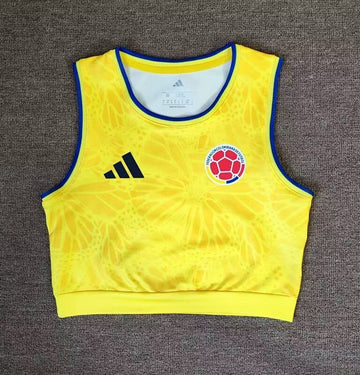 Colombia 2026 World Cup Home Women Vest Jersey