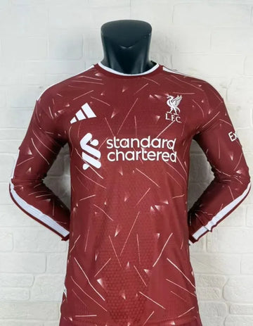 Liverpool Home Player Version Long Sleeve Jersey 26/27