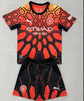 Manchester City Home Goalkeeper Kids Suit 26/27