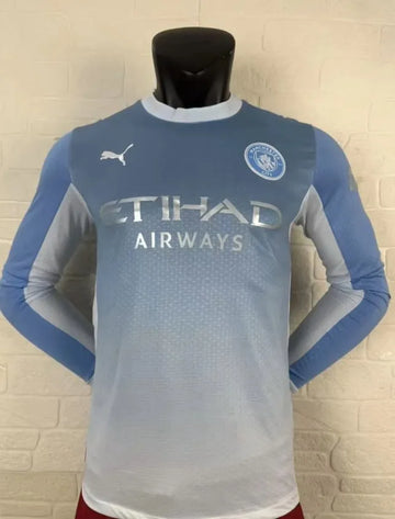 Manchester City Home Player Long Sleeve Men Jersey 26/27