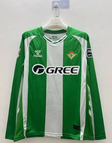 Real Betis Home Man Long Sleeve Jersey 25/26