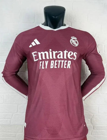 Real Madrid Third Player Long Sleeve Men Jersey 26/27