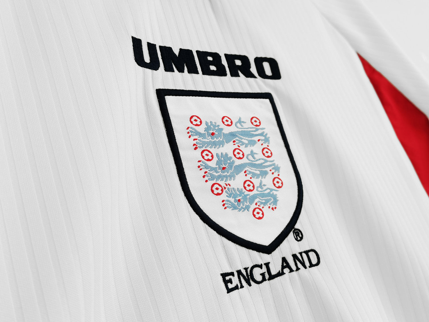 England Retro Home Long Sleeve Jersey 1998