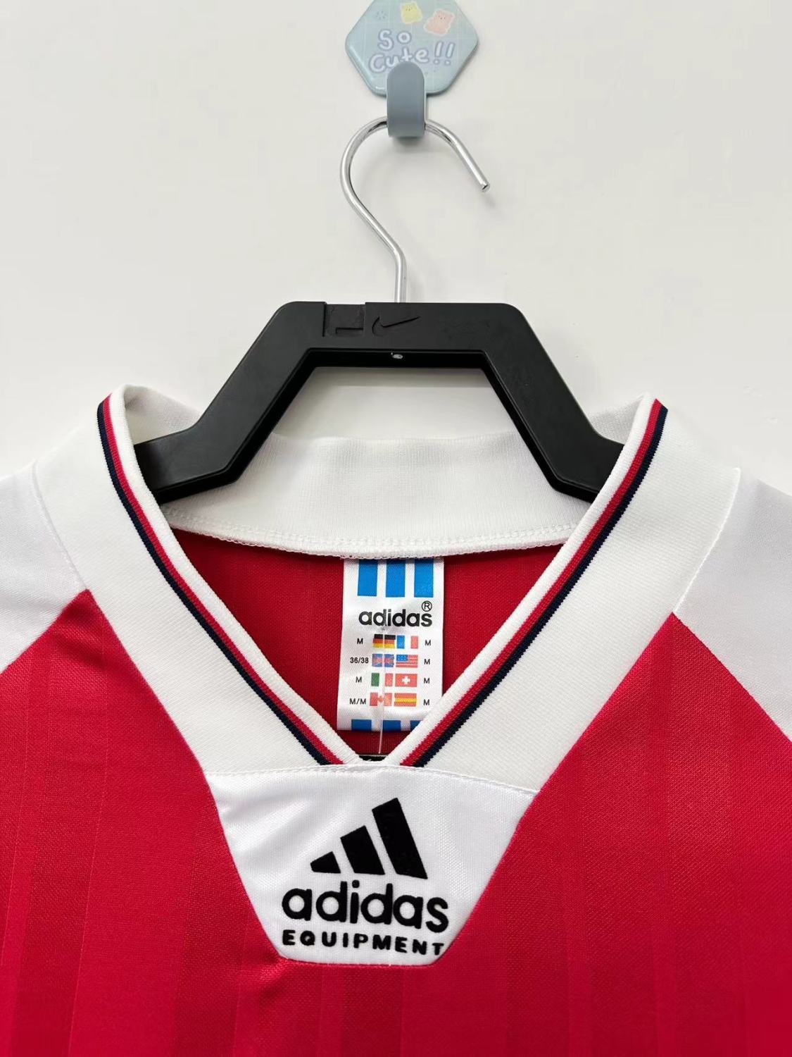 Arsenal Home Long Sleeve Retro Jersey 1992/94