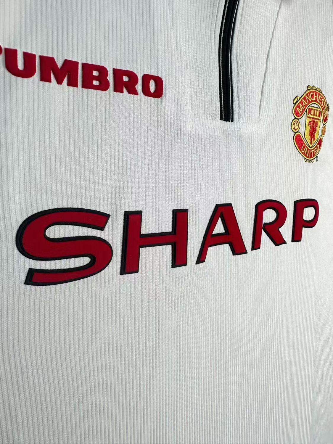 Manchester United Commemorative Edition Long Sleeve Retro Jersey 98/99