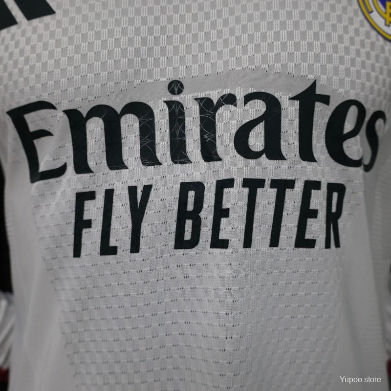 Real Madrid Home Player Long Sleeve Jersey 26/27