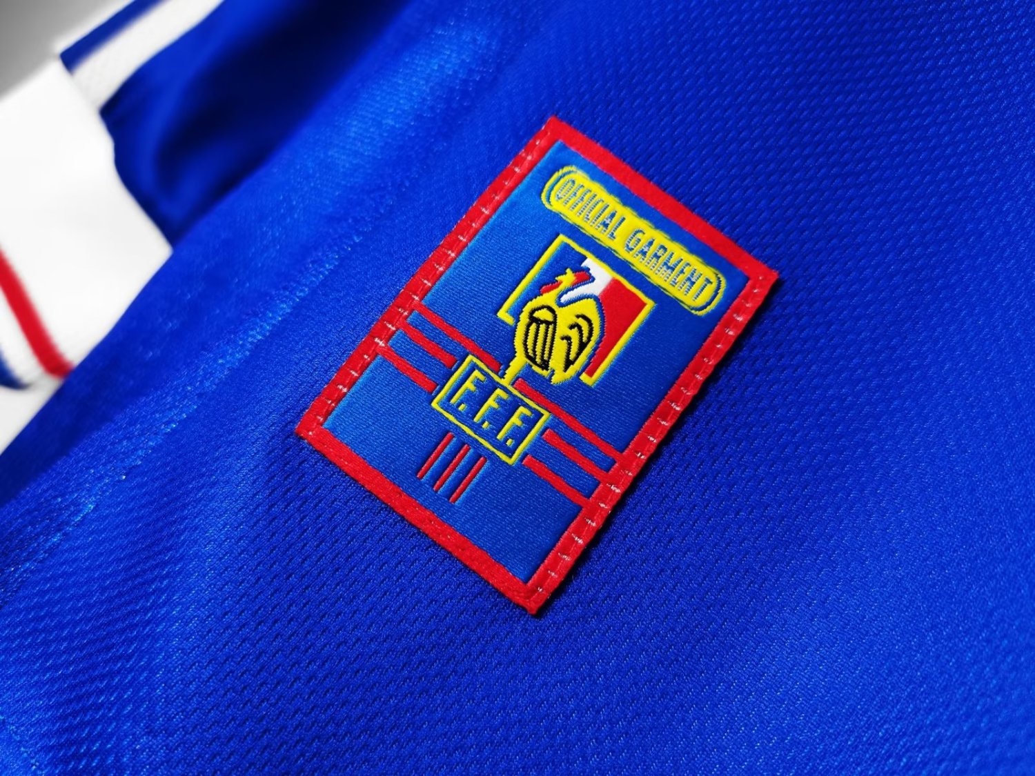 France Retro Home Long Sleeve Jersey 1998