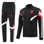 Manchester United 2024-25 Black Jacket Tracksuit