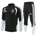 Spain 2026 FIFA World Cup Black Half Zip Long Sleeve Training Kit