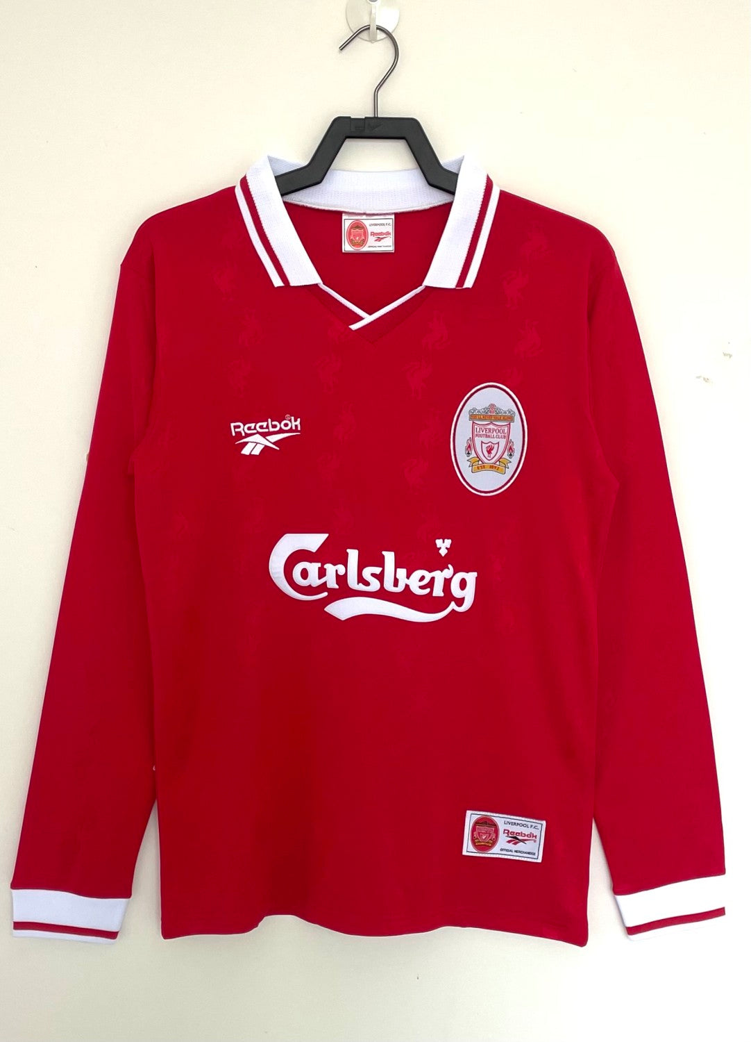 Liverpool Home Retro Long Sleeve Jersey 1996/97