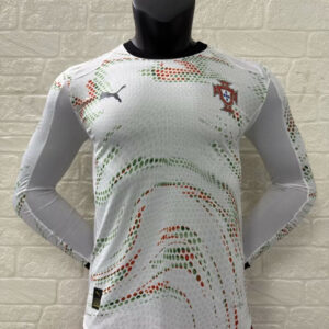 Portugal 2025 Away Player Version Long Sleeve Man Jersey