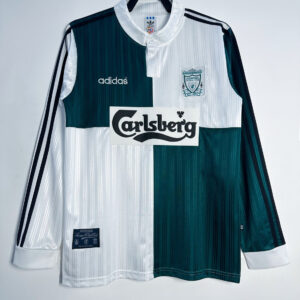 Liverpool Away Long Sleeve Retro Jersey 1995/96