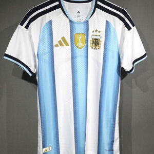 Argentina Home Player Version Jersey 26/27