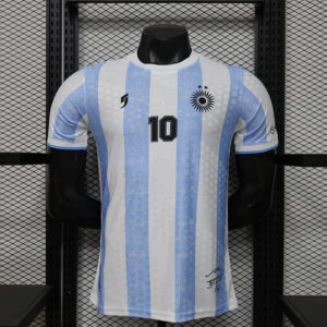 Argentina Special Edition Light Blue Maradona#10 Player Version Jersey 26/27