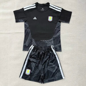 Aston Villa Black Goalkeeper Kids Suit 26/27
