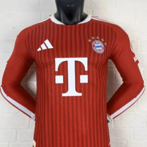 Bayern Munich Home Player Long Sleeve Jersey 26/27