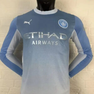 Manchester City Home Player Long Sleeve Men Jersey 26/27
