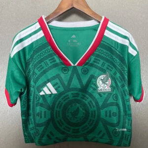 Mexico 2026 World Cup Home Women Cropped Jersey