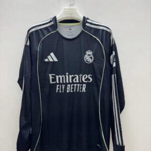 Real Madrid Away Man Long Sleeve Jersey 25/26