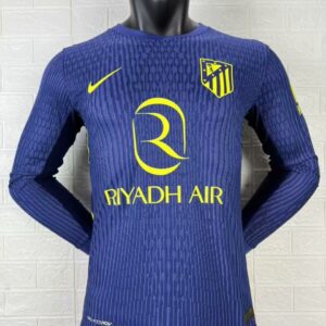 Atletico Madrid Away Player Long Sleeve Man Jersey 25/26