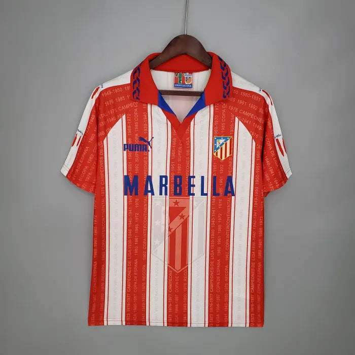 Atletico Madrid Home Retro Jersey 1995/96